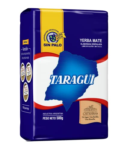 Yerba Mate Taragui Azul 500g sans tiges pour homme en souhaitant une santé optimale pendant votre journée de travail