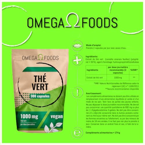 Vertee Capsules de Thé Vert – Naturel et Bien-être pour la Tonte