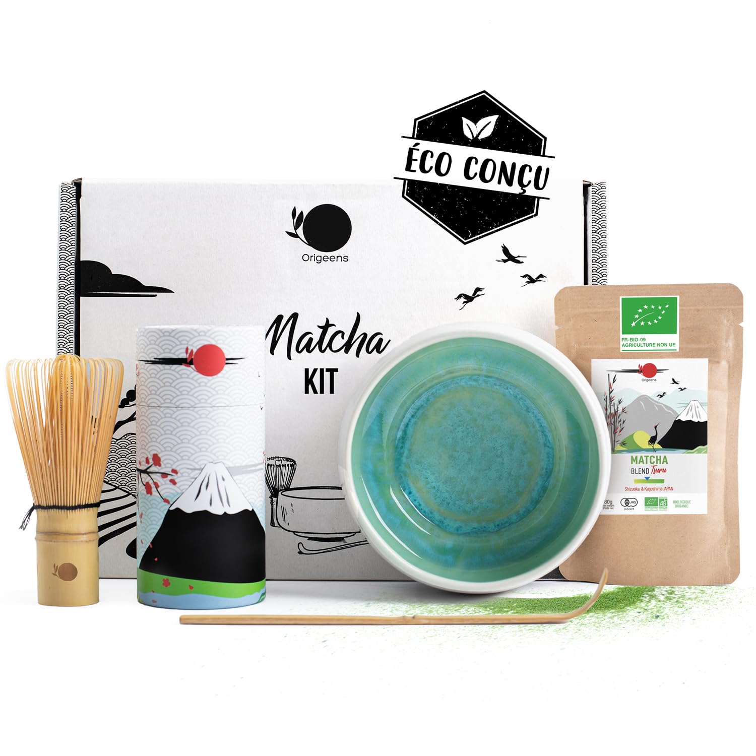 ORIGEENS - BALANCER BOL ET Fouet_THÉ MATCHA BIO JAPONAIS EU ORGANIC_CÀ///
ORIGEENS - MATCHA CÉRÉMONIE EU ORGANIC_BOL CH