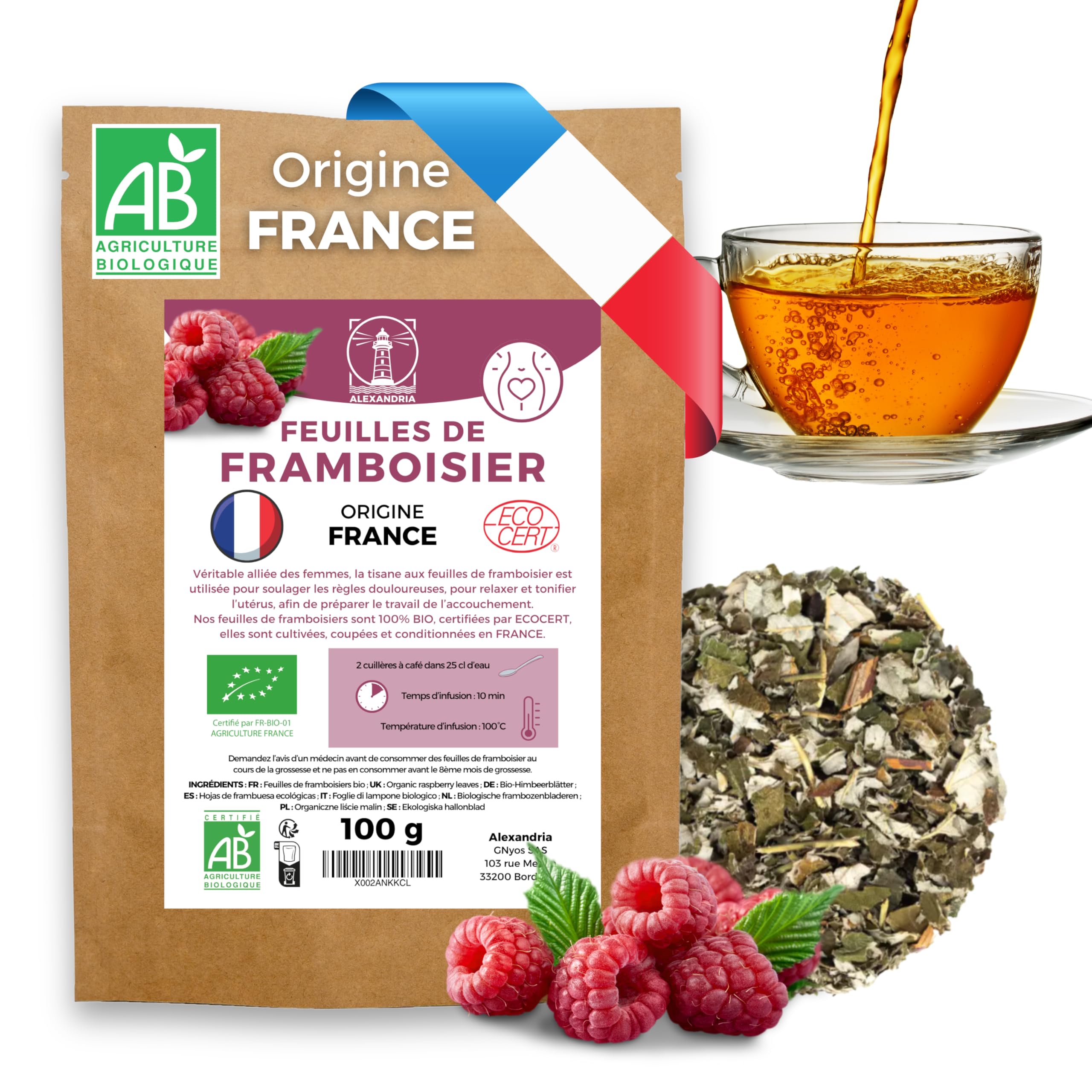 Origeens Tisane Feuille De Framboisier